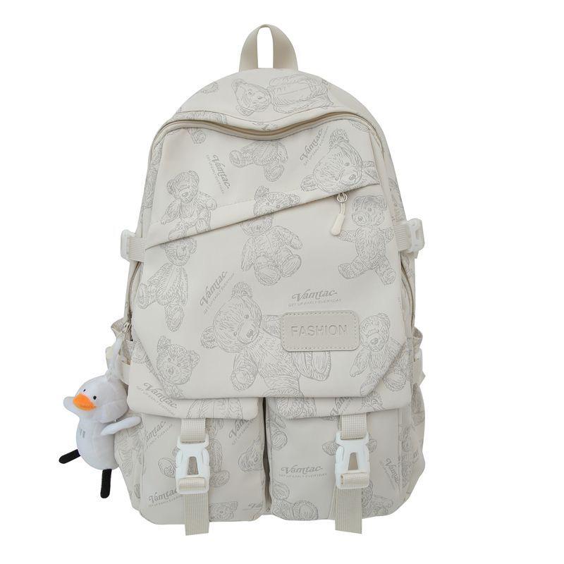 Teddy print Backpack