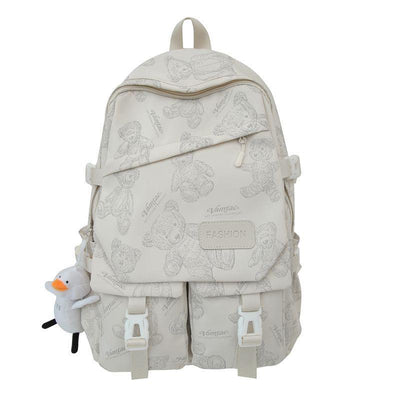 Teddy print Backpack