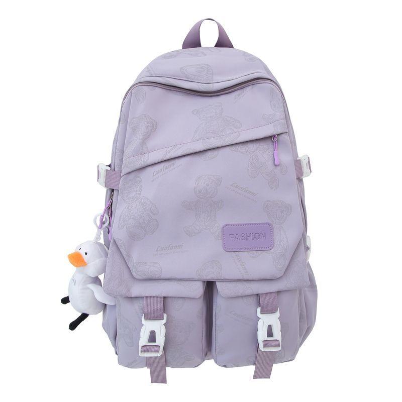 Teddy print Backpack