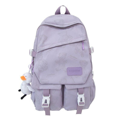 Teddy print Backpack