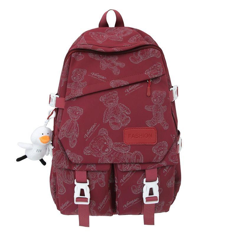 Teddy print Backpack