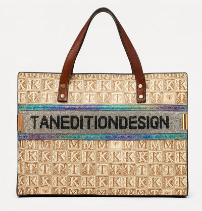 Designer Monogram Tote Bag