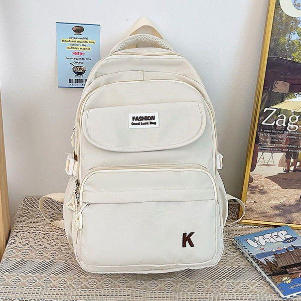 White Fashion Backpack