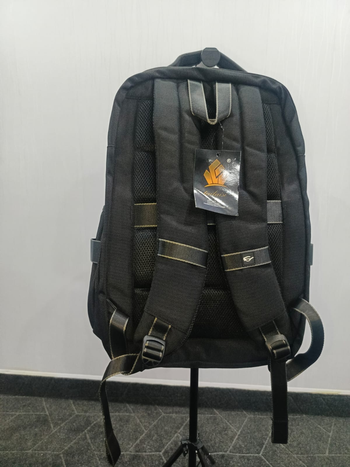 Black TAILAISI Laptop Backpack