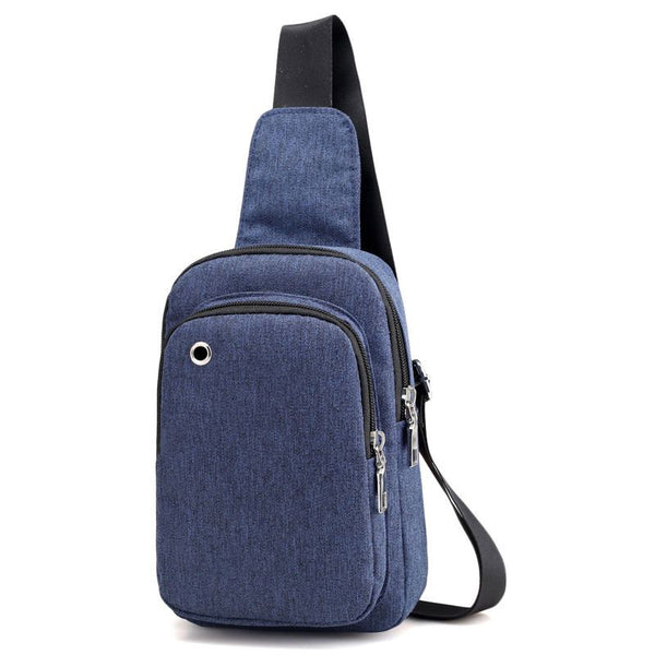 Blue/Grey Crossbody Sling Bag