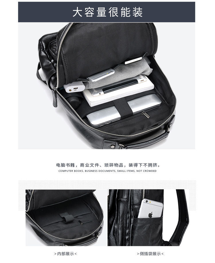 Premium Leather Backpack