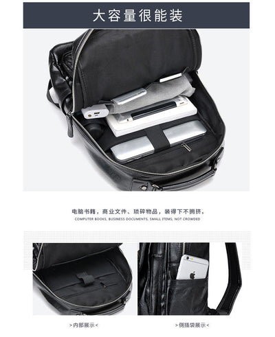 Premium Leather Backpack