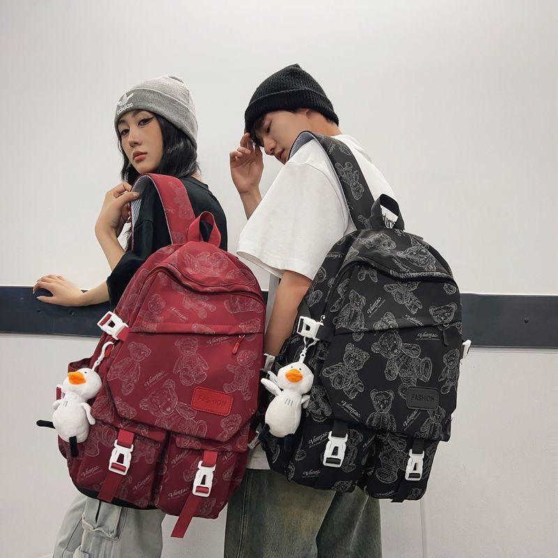 Teddy print Backpack