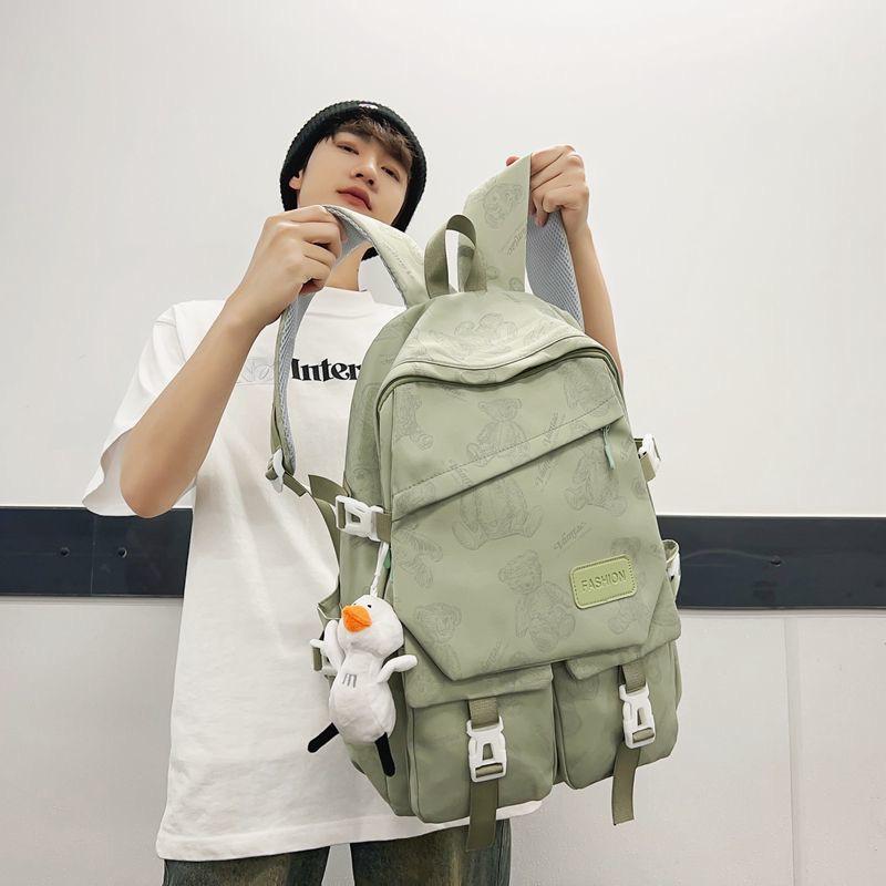Teddy print Backpack