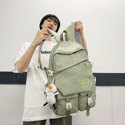 Teddy print Backpack