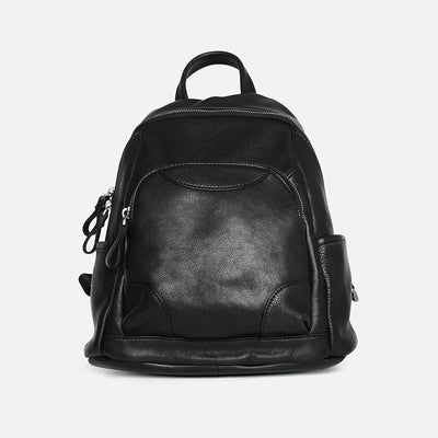 Stylish Ladies Korean-Style PU Leather Uni Backpack