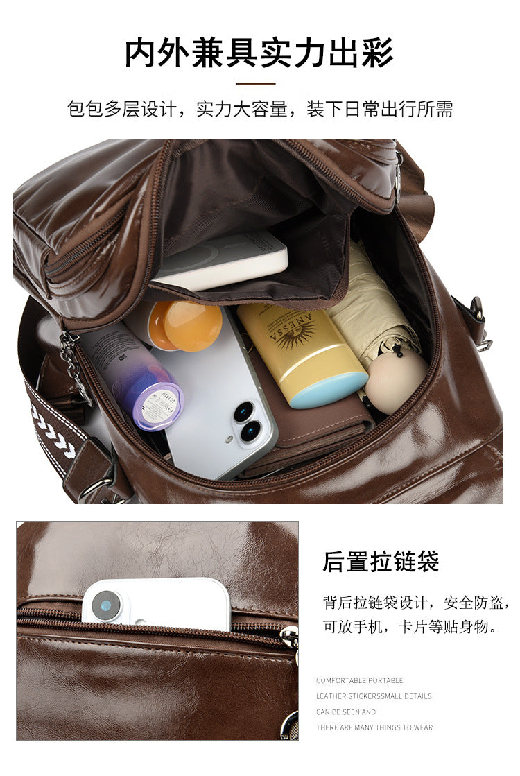 PU Leather Uni Backpack for Girls