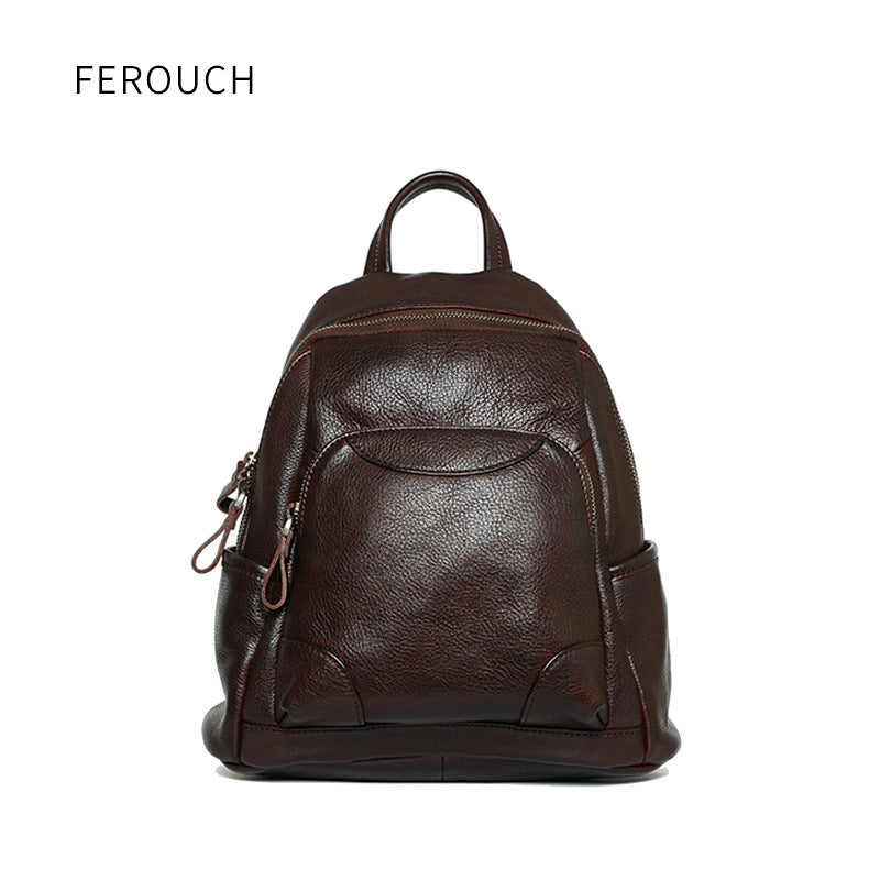 Stylish Ladies Korean-Style PU Leather Uni Backpack