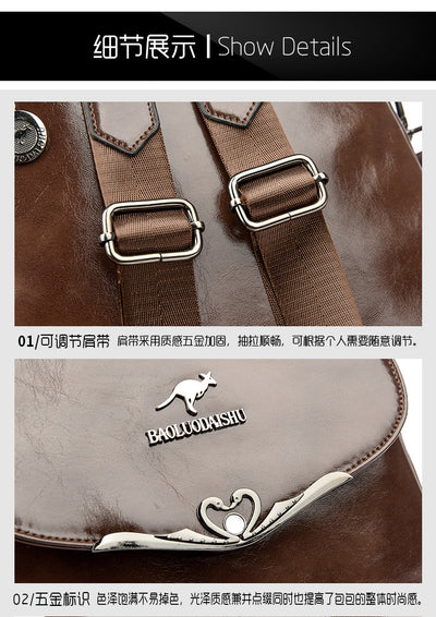 PU Leather Uni Backpack for Girls