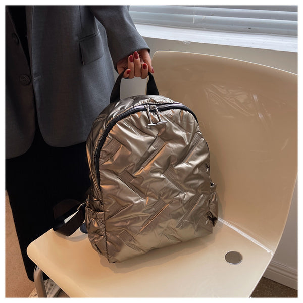 Stylish PU Leather Korean style Baskpack