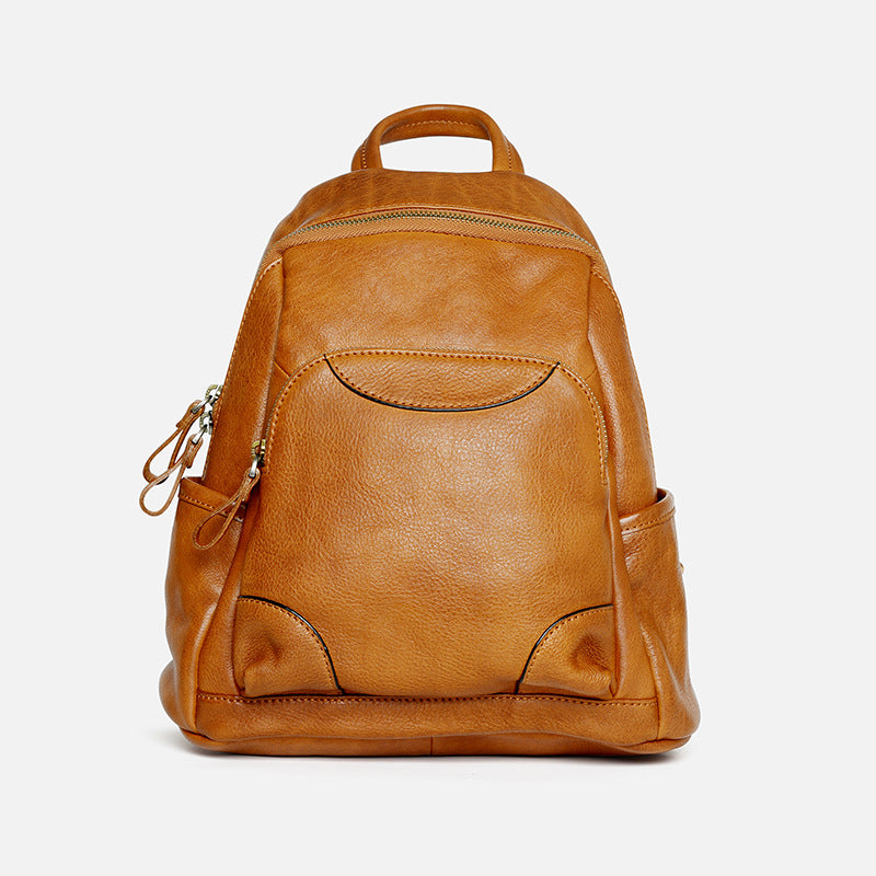 Stylish Ladies Korean-Style PU Leather Uni Backpack