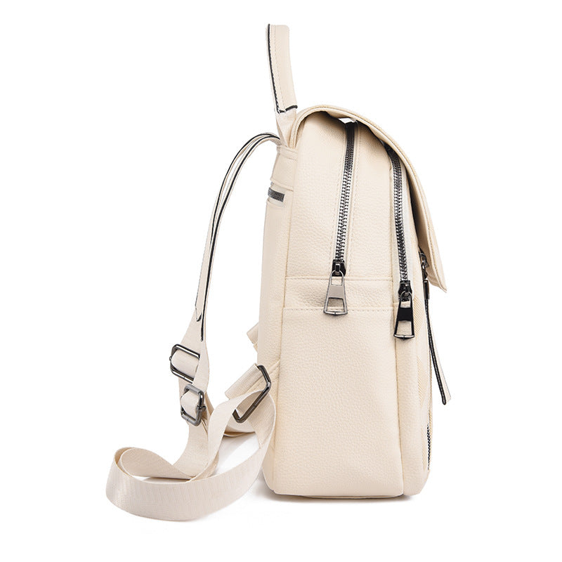 Ladies Korean Stylish Leather Backpack