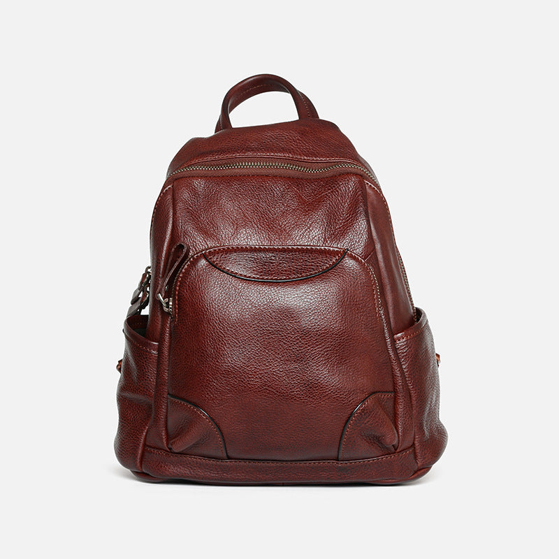 Stylish Ladies Korean-Style PU Leather Uni Backpack