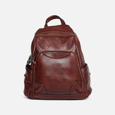 Stylish Ladies Korean-Style PU Leather Uni Backpack