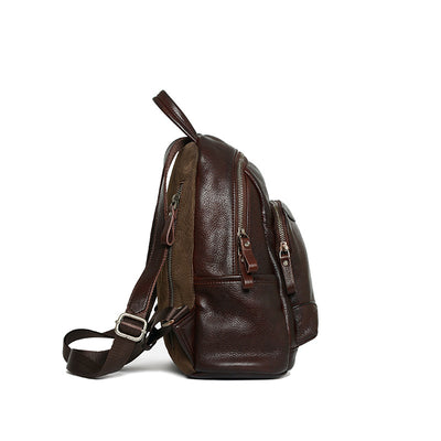 Stylish Ladies Korean-Style PU Leather Uni Backpack