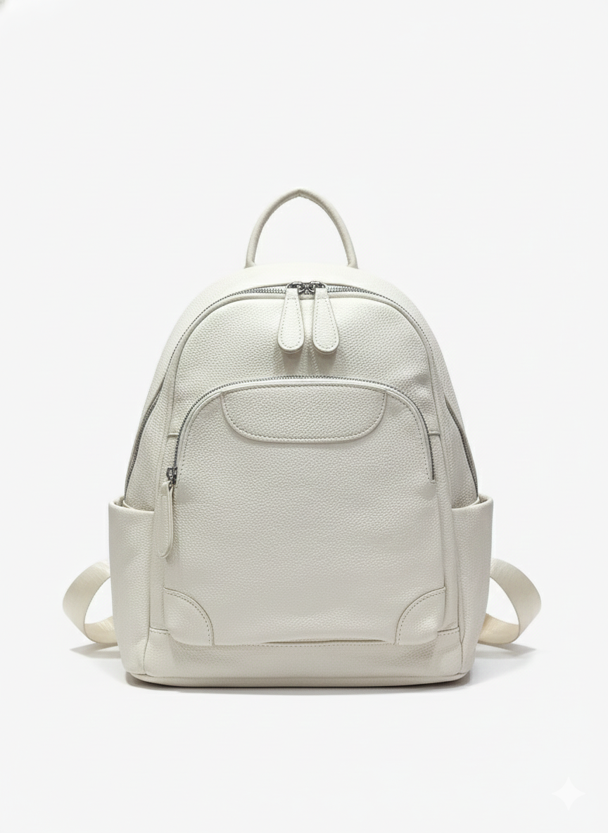 Stylish Ladies Korean-Style PU Leather Uni Backpack