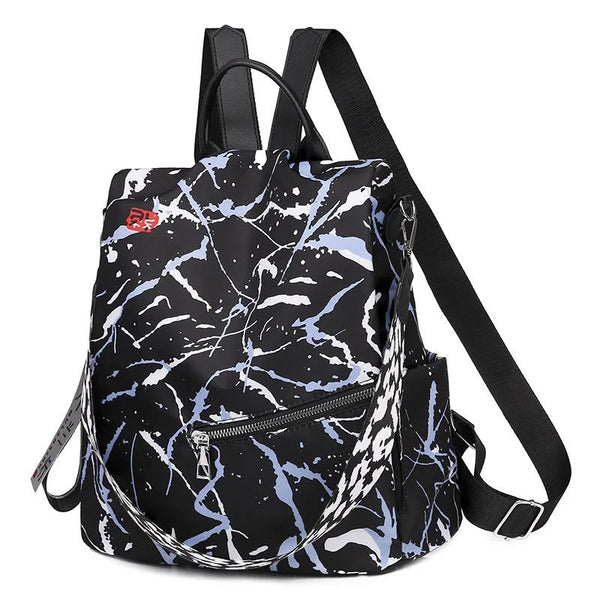 Stylish university backpack with side sholder strap